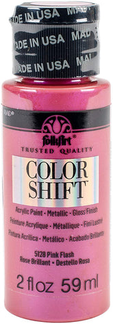 Folkart Color Shift Acrylic Paints Pink Flash - Al Masam Stationery LLC